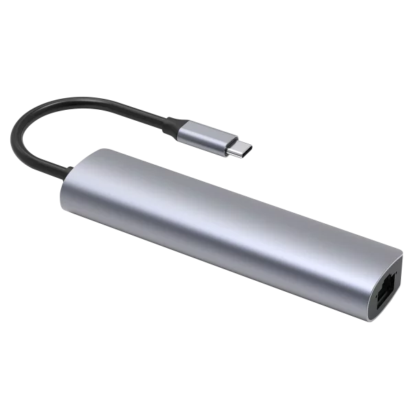 Type-C-HUB Proove Iron Link 5 in 1 (3*USB3.0 + Tyce C + RJ45) - Photo 1